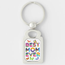 Beste Mama je farbenfroh Schlüsselanhänger