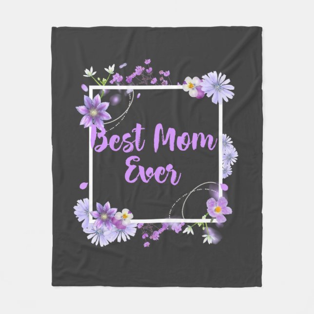 Beste Mama je Fleecedecke (Vorderseite)