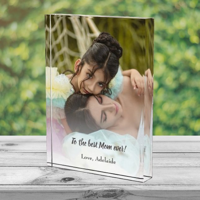 Beste Mama je Foto (Best Mom Ever Photo Block)