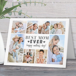 Beste Mama je Foto Collage Muttertag Karte