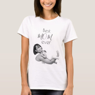 Beste Mama je Foto Personalisiert T-Shirt