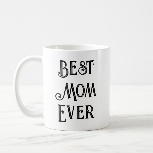 Beste Mama je Foto Tasse - Individuelle Name Mutte (Links)