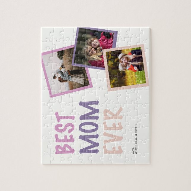 Beste Mama je Fotomaterial Personalisierte Pastete (Vertikal)
