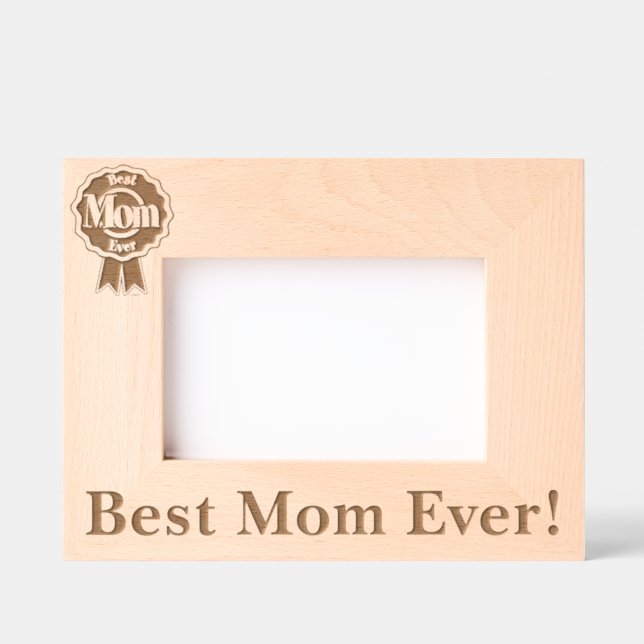 Beste Mama je! Geätzte Rahmen (Vorderseite)