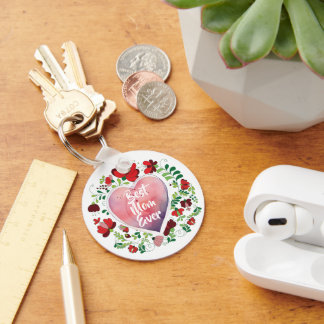 Beste Mama je, Geburtstag - Muttertagsgeschenk Schlüsselanhänger