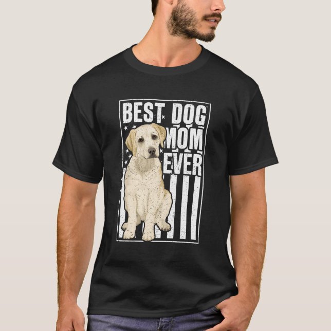 Beste Mama je gelbes Labrador Retriever für ch T-Shirt (Vorderseite)