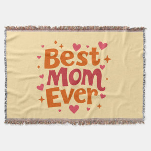 Beste Mama je - gemütlich, warm & voller Liebe! Decke