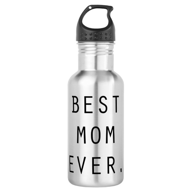 Beste Mama je Geschenk Edelstahlflasche (Vorderseite)