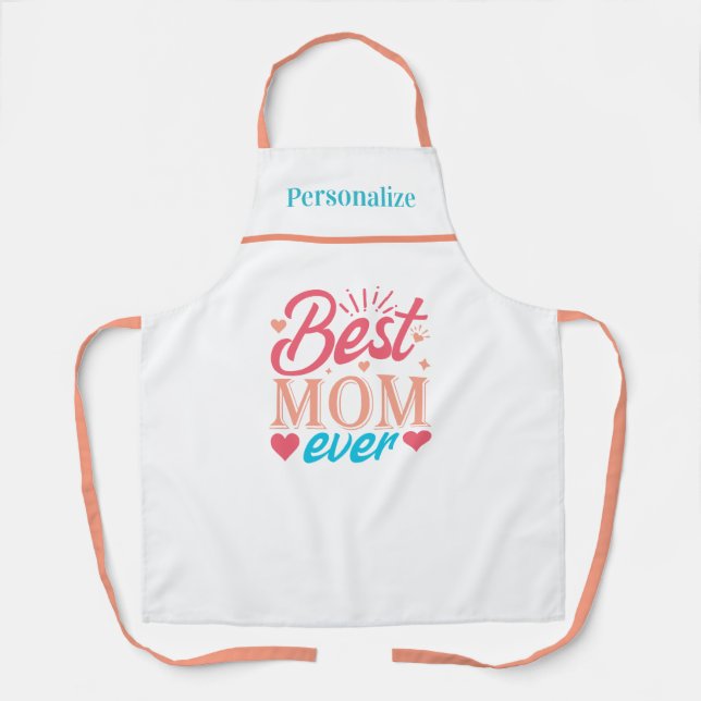 Beste Mama je Geschenk für Mama Küche Schürze (Vorderseite)