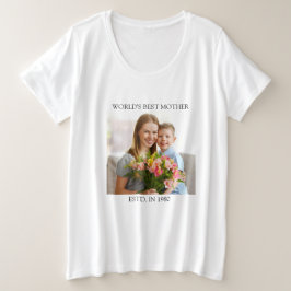 Beste Mama je Geschenk Idee Große Größe T-Shirt