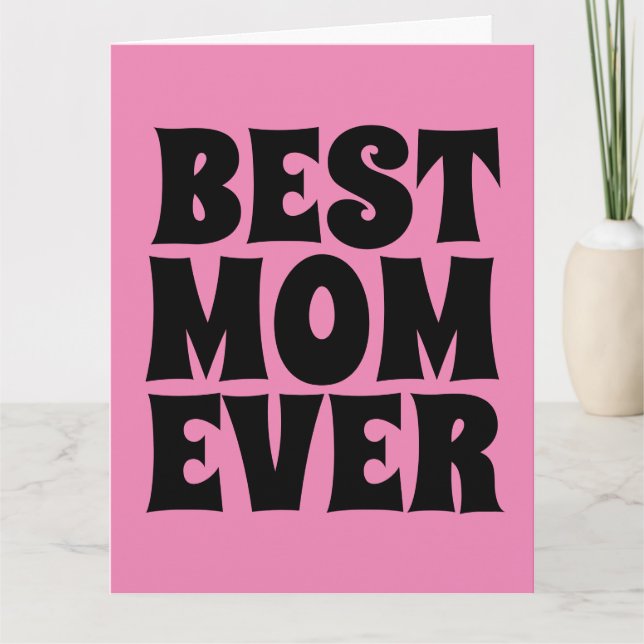 BESTE MAMA JE GIANT GREETING CARDS KARTE (Vorderseite)
