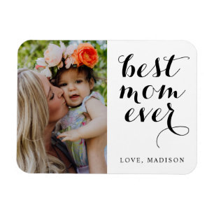 Beste Mama je glückliches Mutter-Tag-Foto Magnet