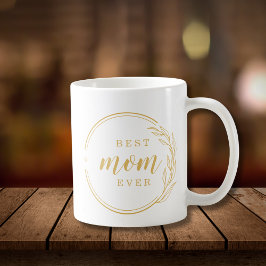 Beste Mama je Gold Muttertagsgeschenk Kaffeetasse