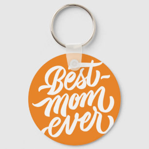 Beste Mama je handgeschriebene Skripttypografie Or Schlüsselanhänger