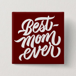 Beste Mama je handgeschriebene Skripttypografie ro Button
