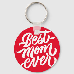 Beste Mama je handgeschriebene Skripttypografie ro Schlüsselanhänger