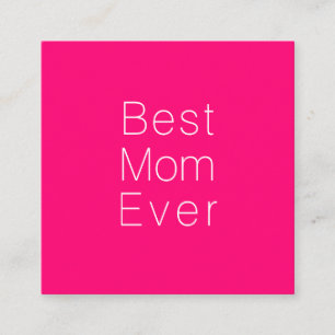 Beste Mama je heiß rosa Fuchsia minimalistisch mod Begleitkarte