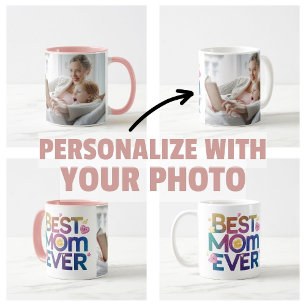 Beste Mama je Herz und Blume Kaffeetasse