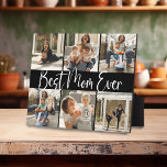 "Beste Mama je' Keepake 6 Foto Collage Plaque Fotoplatte<br><div class="desc">Erinnern Sie sich an eine Mutter, wie besonders sie wirklich ist mit dieser personalisierten Sake Foto Collage Plakette. Ein intimes und unbezahlbares Geschenk, das für 6 Ihrer beliebtesten Momente mit ihr geschaffen wurde. Das einfache Hochladen macht es zu einem perfekten Geschenk, um Ihre Liebe bei Anlässen wie Muttertag, Geburtstag oder...</div>