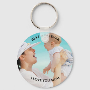 Beste Mama je kundenspezifisches Foto I Liebe Sie  Schlüsselanhänger