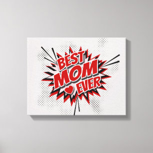 Beste Mama je Leinwanddruck