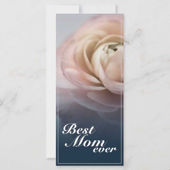 Beste Mama je mit Big Rose (Vorderseite)