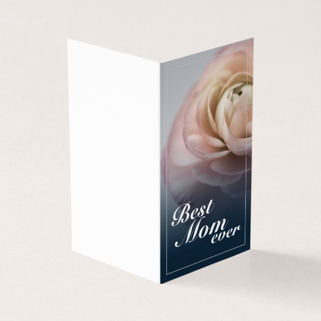 Beste Mama je mit Big Rose (Vorderseite)