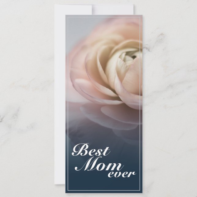 Beste Mama je mit Big Rose (Vorderseite)