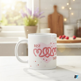 Beste Mama je mit einem Tagesgeschenk der Mutter i Jumbo-Tasse