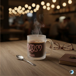 "Beste Mama je mit einem Tagesgeschenk der Mutter  Mattglastasse