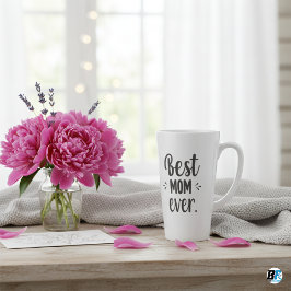 "Beste Mama je" mit Mama Foto, Muttertagsgeschenk Milchtasse