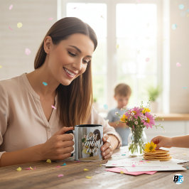 Beste Mama je" mit Mama Foto, Muttertagsgeschenk Tasse