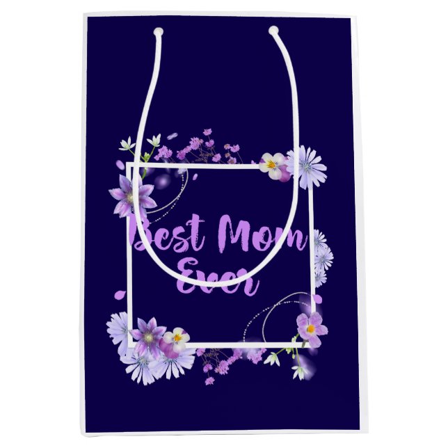 Beste Mama je Mittlere Geschenktüte (Vorderseite)