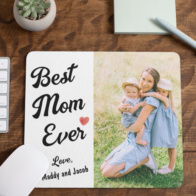 Beste Mama je Modernes Foto Mousepad (Von Creator hochgeladen)