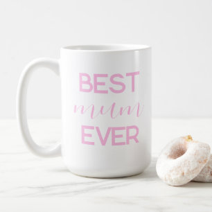 Beste Mama je Modernes Script Muttertagsgeschenk Kaffeetasse