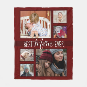 Beste Mama je Multi-FotoCollage Fleecedecke