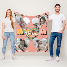 Beste Mama je Multiheroform Foto Fleece Blank