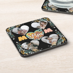 Beste Mama je Multiheroform Foto Fleece Blank Getränkeuntersetzer