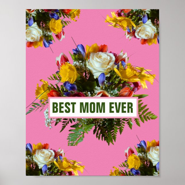 BESTE MAMA JE MUTTER DAY GIFT POSTER (Vorne)