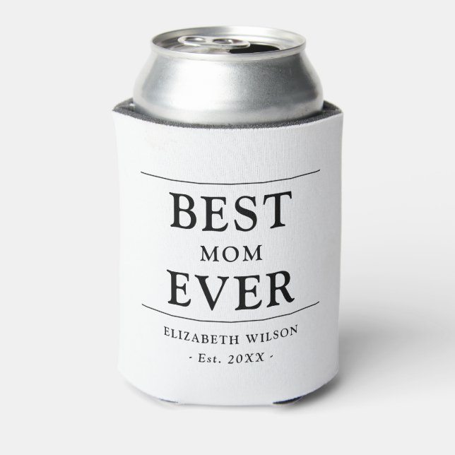 Beste Mama je Mütter Geschenk Dosenkühler (Kanne Rückseite)