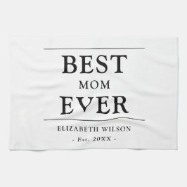 Beste Mama je Mütter Geschenk Küchenhandtücher Geschirrtuch