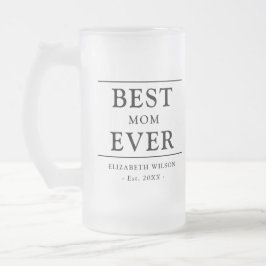 Beste Mama je Mütter Geschenk Mattglas Bierglas