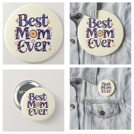 Beste Mama je Muttertag Button