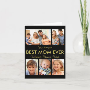 Beste Mama je Muttertag FotoCollage Karte