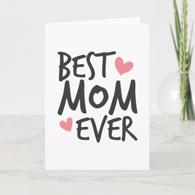 Beste Mama je Muttertag | Grußkarte Karte (Vorderseite)
