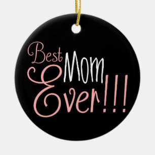 Beste Mama je!!! Muttertag Keramik Ornament