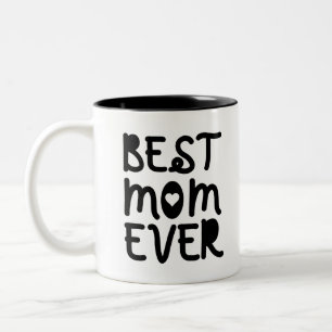 Beste Mama je Muttertag Zweifarbige Tasse
