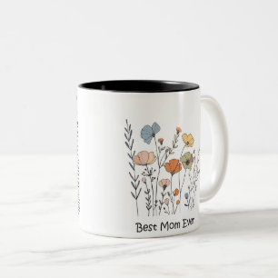 Beste Mama je Muttertag Zweifarbige Tasse