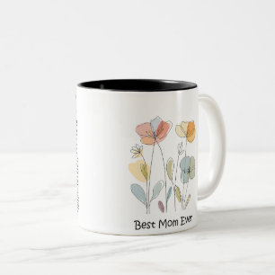 Beste Mama je Muttertag Zweifarbige Tasse