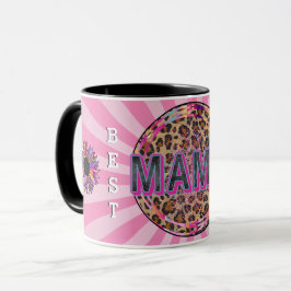 Beste Mama je nach Blumen Tasse